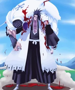 Bleach Kenpachi Zaraki Paint By Numbers
