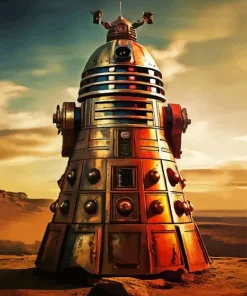 Dalek Paint By Numbers