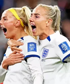 England Lionesses Paint By Numbers