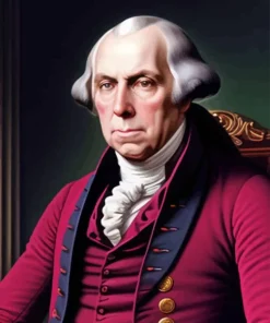 James Madison Portrait Paint By Numbers