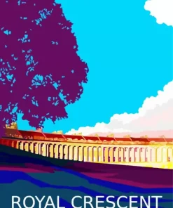 Royal Crescent Poster Paint By Numbers