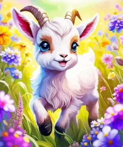 Adorable White Paint By Numbers