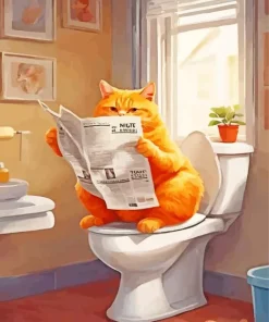 Aesthetic Fat Cat Paint By Numbers