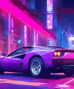 Flat Purple Car Paint By Numbers