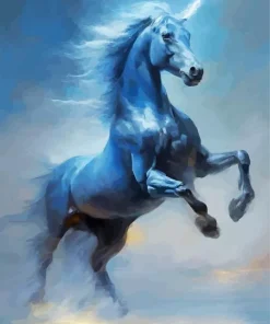 Black Horse Paint By Numbers