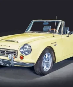 Beige Fairlady Datsun Paint By Numbers