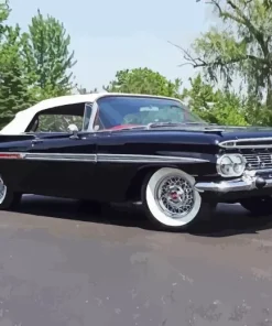 Black 1959 Impala Paint By Numbers