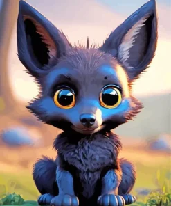 Black Fox Paint By Numbers