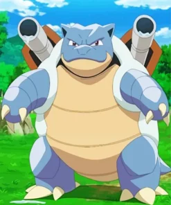 Blastoise Pokemon Paint By Numbers