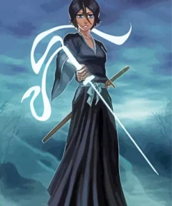 Bleach Anime Rukia Paint By Numbers