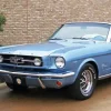 Blue 60s Mustang Paint By Numbers