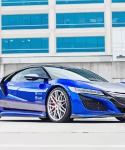 Blue Acura Nsx Paint By Numbers