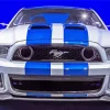 Mustang Sport Car Paint By Numbers