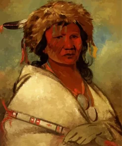 Famous George Catlin Paint By Numbers
