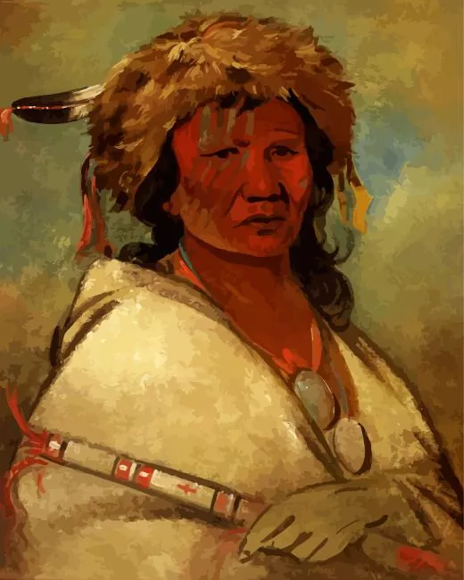 george catlin paint by numbers Famous George Catlin Paint By Numbers