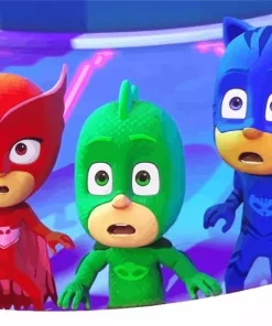 Pj Masks Animation Paint By Numbers