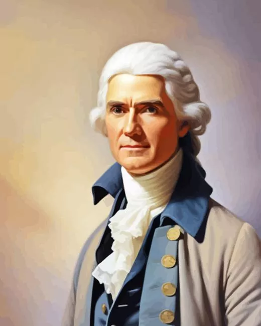 thomas jefferson paint by numbers Famous Thomas Jefferson Paint By Numbers