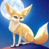 Anime Blond Fox Paint By Numbers