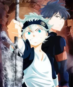 Asta And Yuno Paint By Numbers