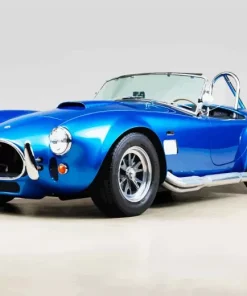 Blue Cobra Car Paint By Numbers