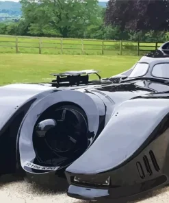 The Batmobile Car Paint By Numbers