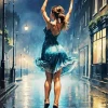 Dancing In Rain Paint By Numbers
