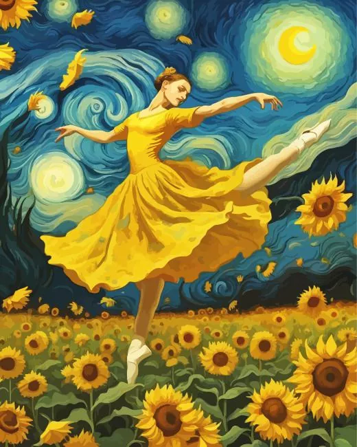 aesthetic elegant ballet art paint by numbers Aesthetic Elegant Ballet Paint By Numbers