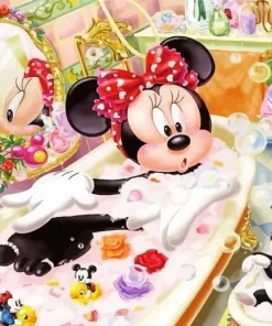 Figaro And Minnie Paint By Numbers