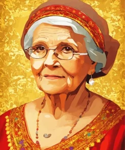 Aesthetic Grandmother Paint By Numbers