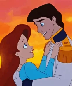 Ariel And Eric Paint By Numbers