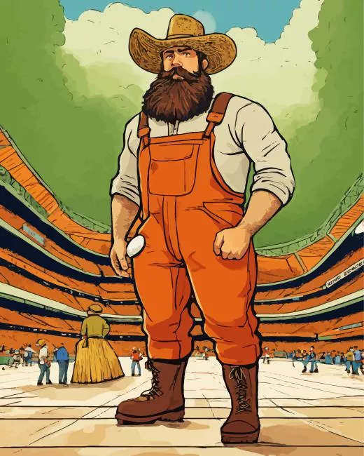 bearded cowboy paint by numbers Bearded Cowboy Paint By Numbers