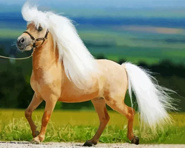 blonde pony paint by number Blonde Pony Paint By Numbers