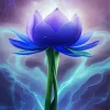 Blue Lotus Flower Paint By Numbers