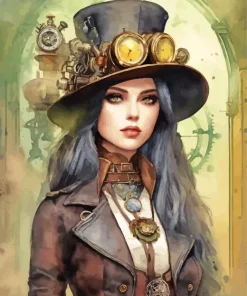 Victorian Steampunk Paint By Numbers
