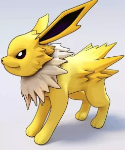 Jolteon Pokemon Paint By Numbers