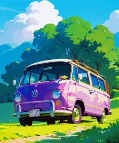 Volkswagen Bus Paint By Numbers
