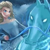 Frozen Elsa And Nokk Paint By Numbers