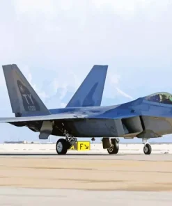 Lockheed Martin F22 Paint By Numbers