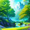Fairy Landscape Art Paint By Numbers