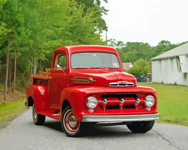 aesthetic ford f1 paint by number Aesthetic Ford F1 Paint By Numbers