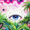 Aesthetic Trippy Eye Paint By Numbers