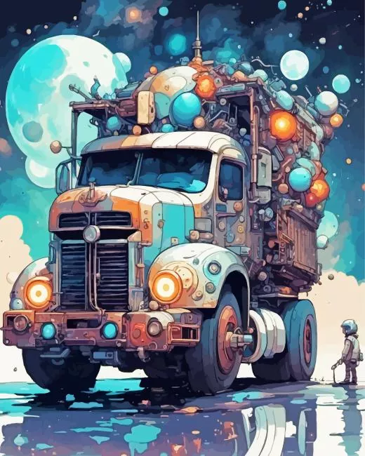 aesthetic truck art paint by numbers Aesthetic Truck Art Paint By Numbers