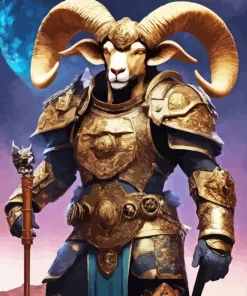 Armored Goat Paint By Numbers