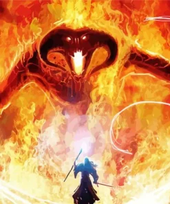 Balrog Demon Paint By Numbers