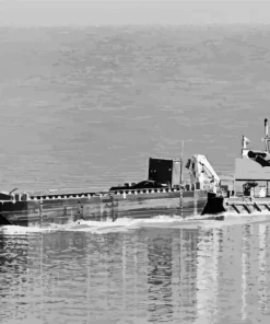 Barge Ship Paint By Numbers
