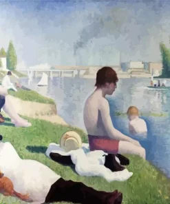 Bathers At Asnieres Paint By Numbers