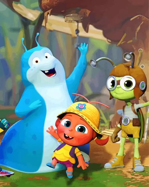beat bugs animated serie paint by number Bugs Animated Serie Paint By Numbers