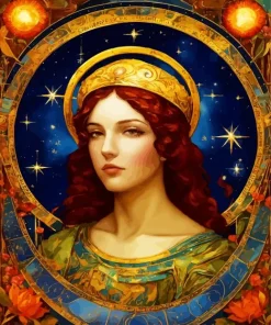 Beautiful Virgo Paint By Numbers
