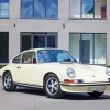 Beige Porsche 911 Paint By Numbers