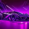 Black Purple Car Paint By Numbers